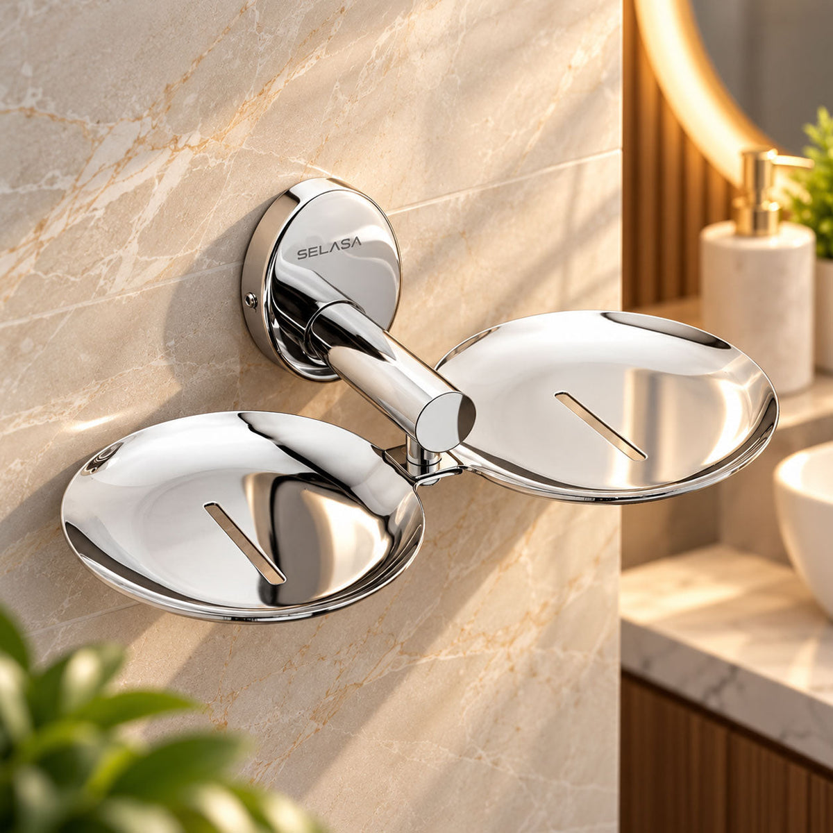 Oval Bathroom Set