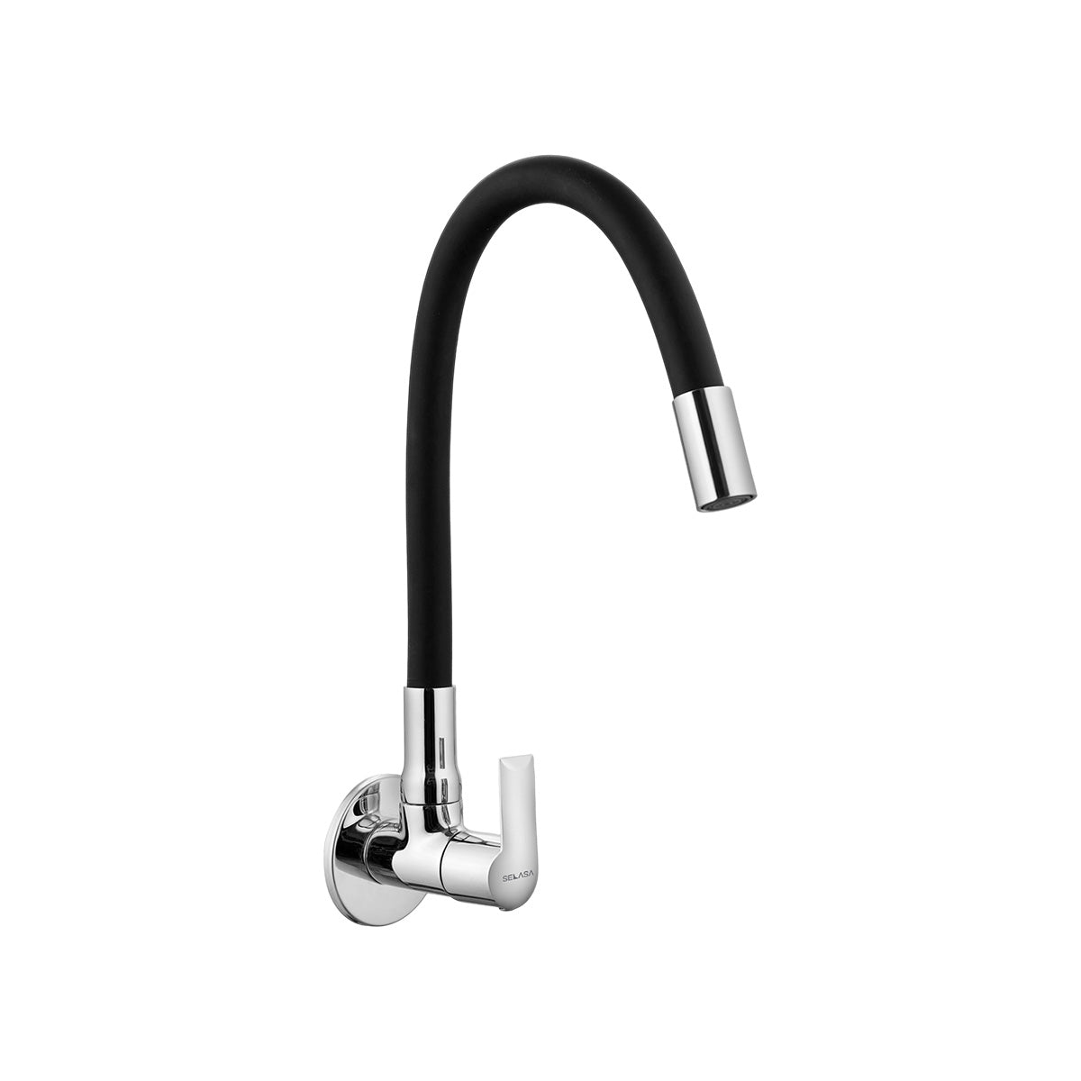 Sink Cock with Black Spout
