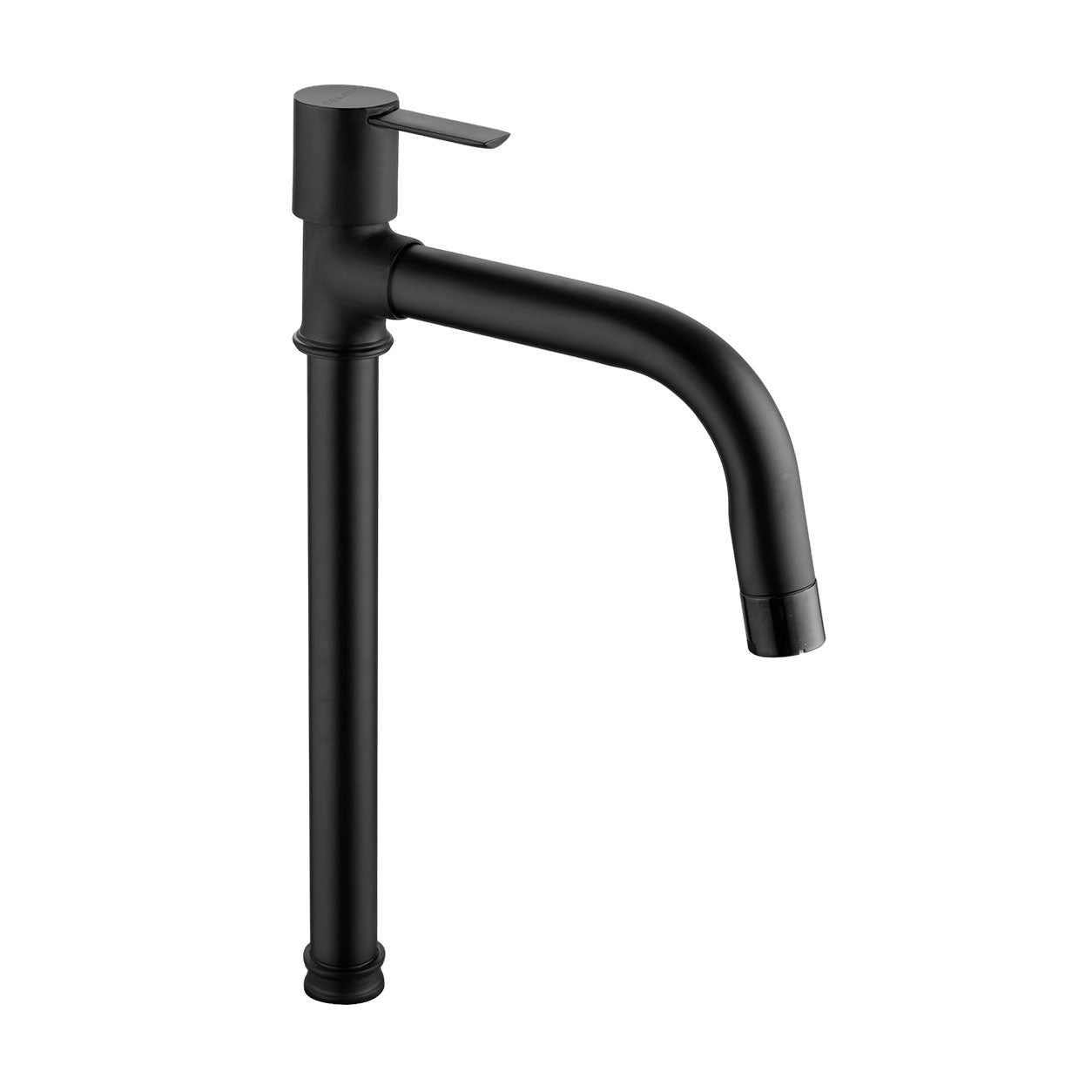 Pillar Cock 12 Inch Black Matte