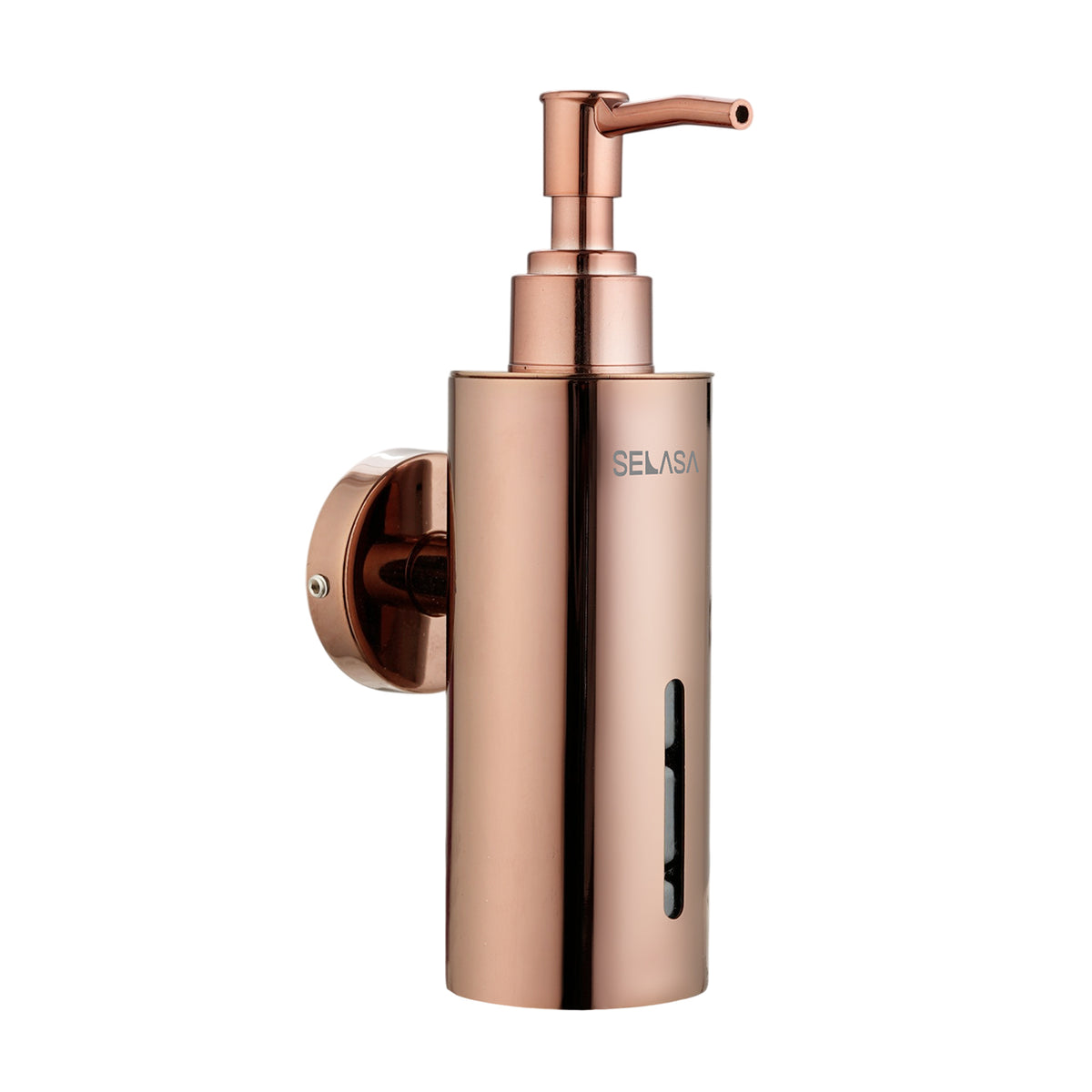 SS Soap Dispensor Round Rose Gold