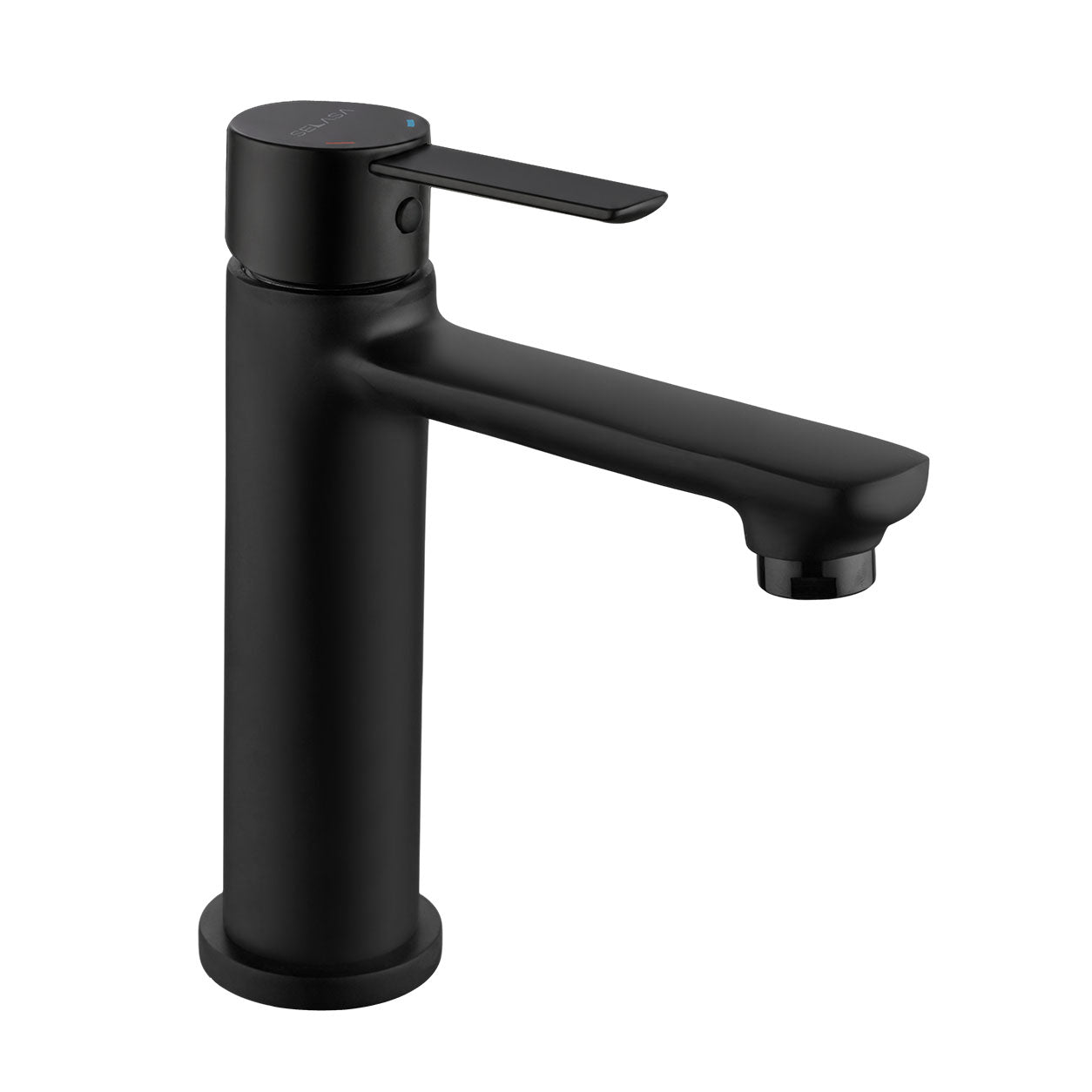 Single Lever Basin Mixer Black Matte