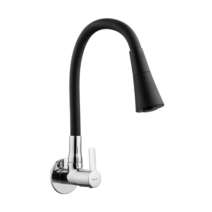 Sink Cock Black Shower Spout