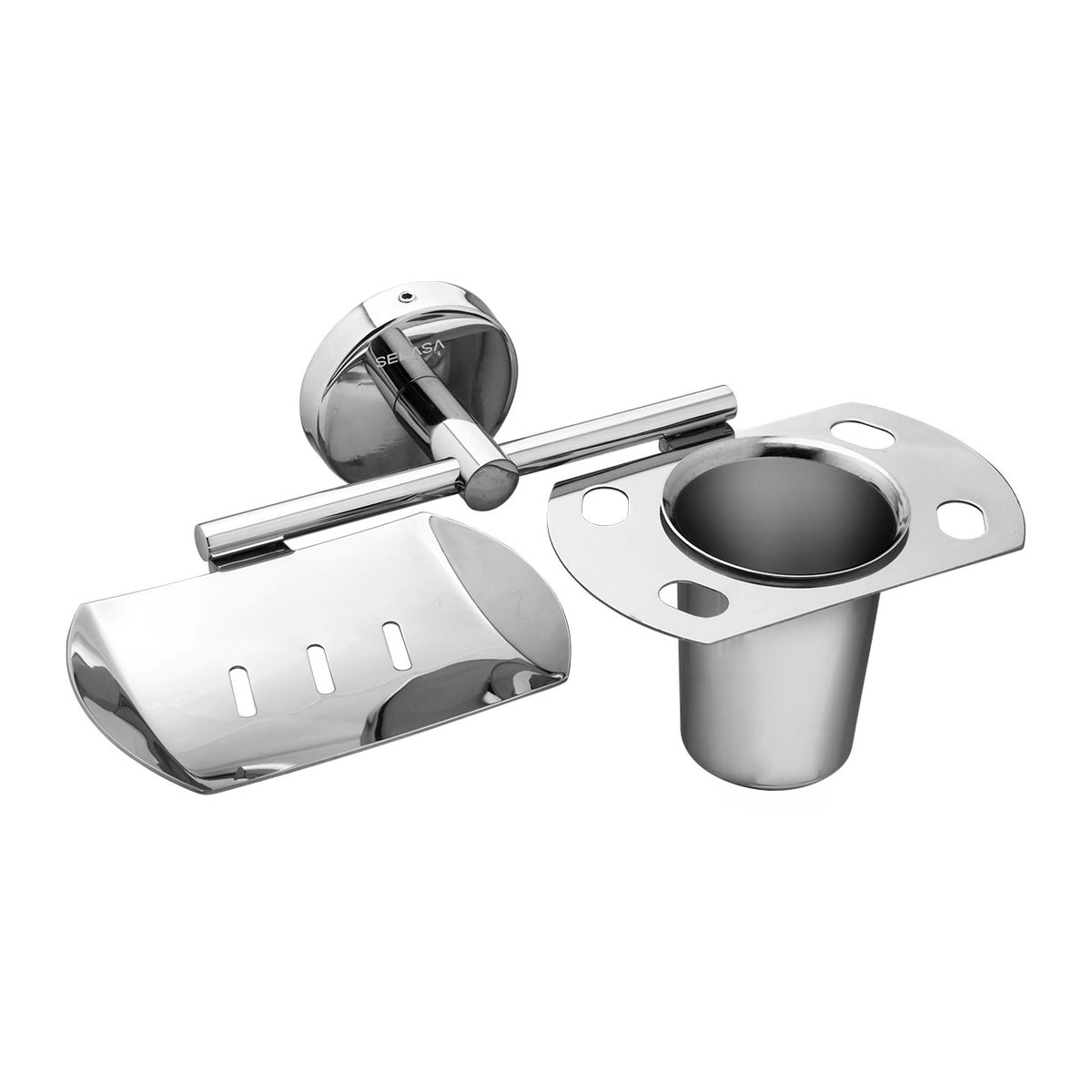 Soap Dish Cum Tumbler Holder Racer