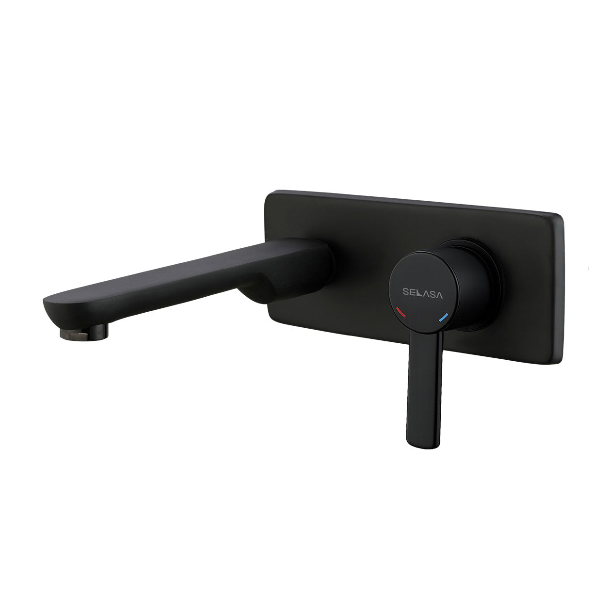 Wall Mounted Basin Mixer Black Matte